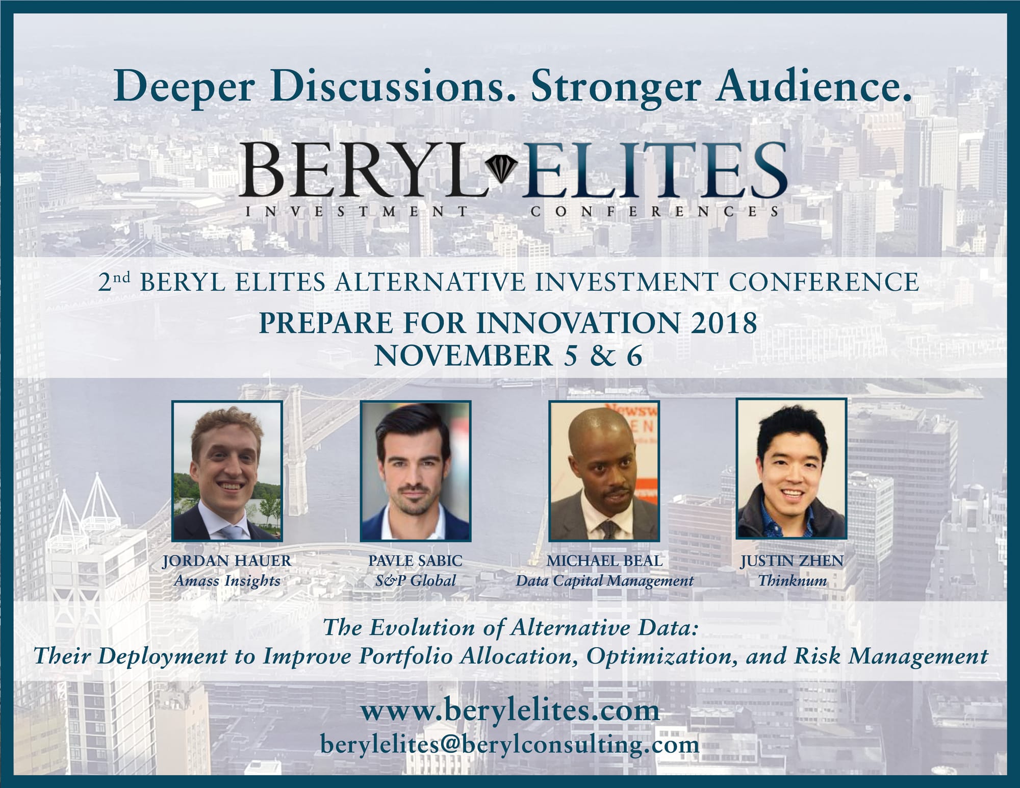 The Evolution of Alternative Data Panel Poster